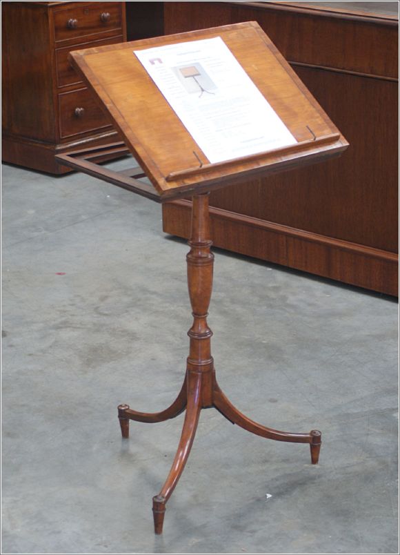 7002 Antique Georgian Satinwood Reading Table (1)